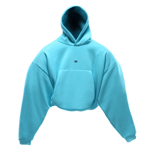Unlucky Cloud blue oversized hoodie by Elliot and Dylan Page